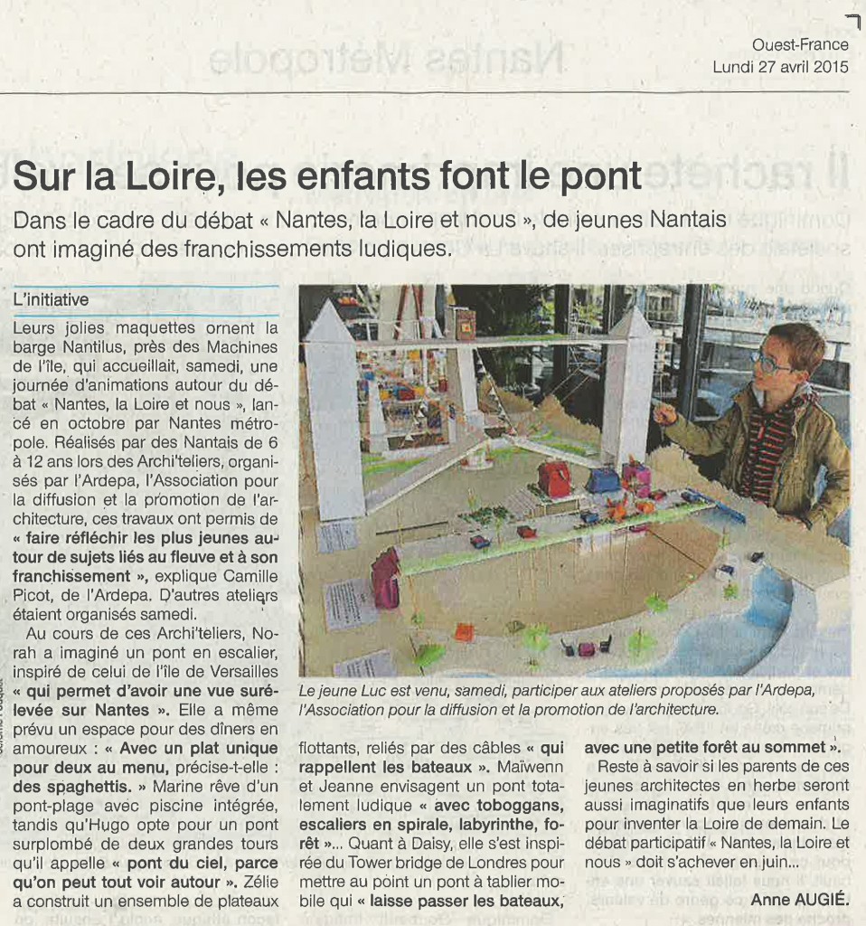 Ouest France - 27 avril 2015