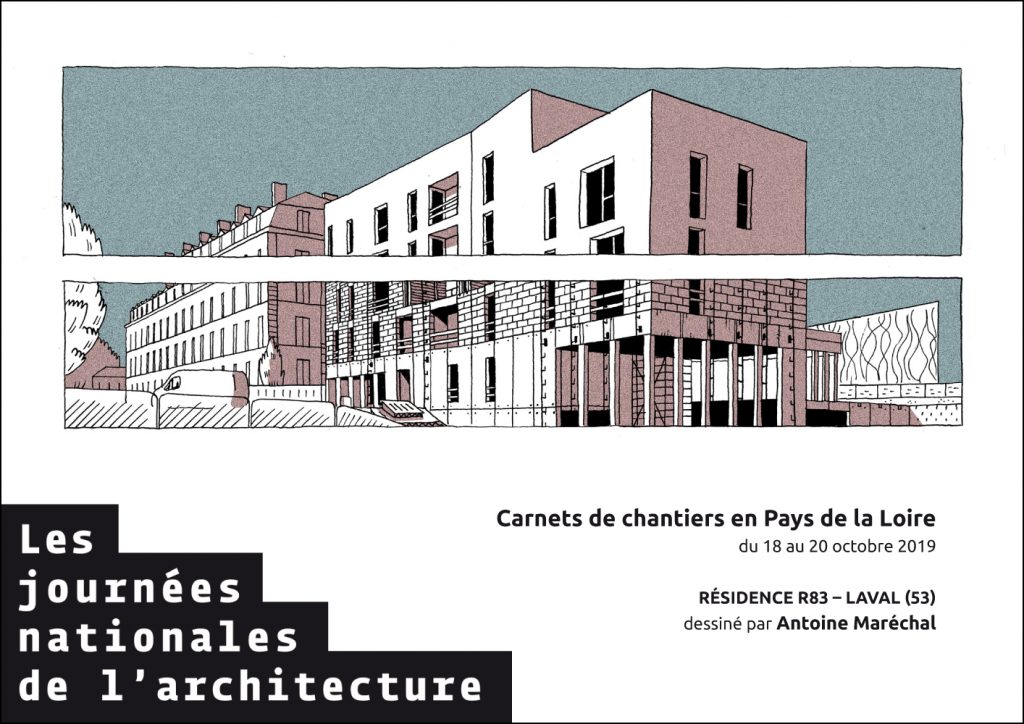 carnets de chantier 2019 plan 5 visite de chantier journées nationales de l'architecture 53