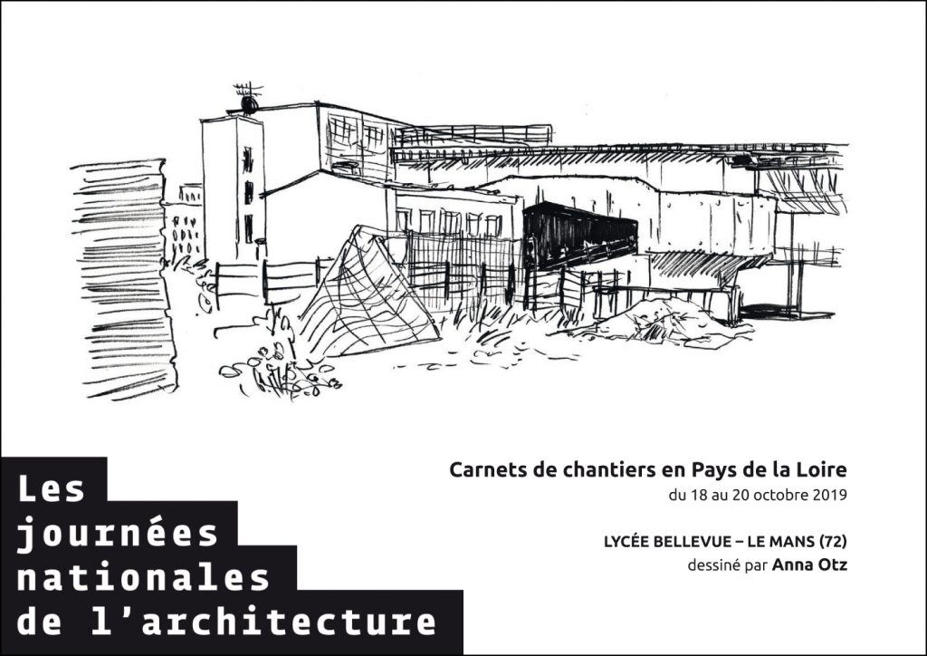 carnets de chantier 2019 plan 5 visite de chantier journées nationales de l'architecture 72