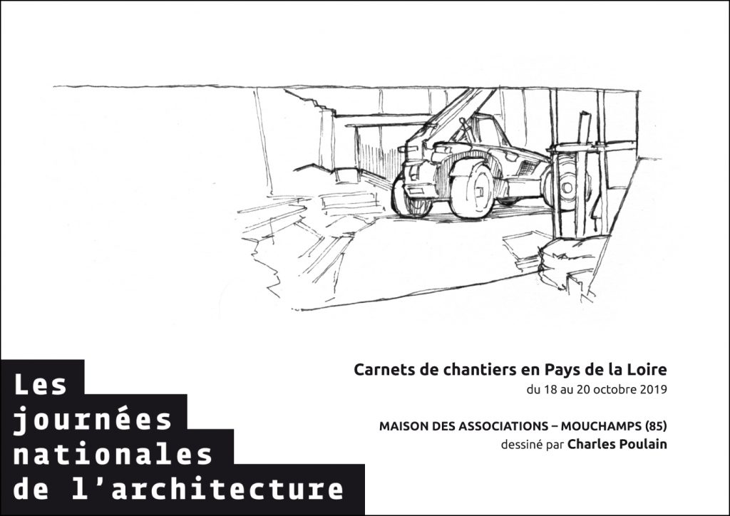 carnets de chantier 2019 plan 5 visite de chantier journées nationales de l'architecture 85