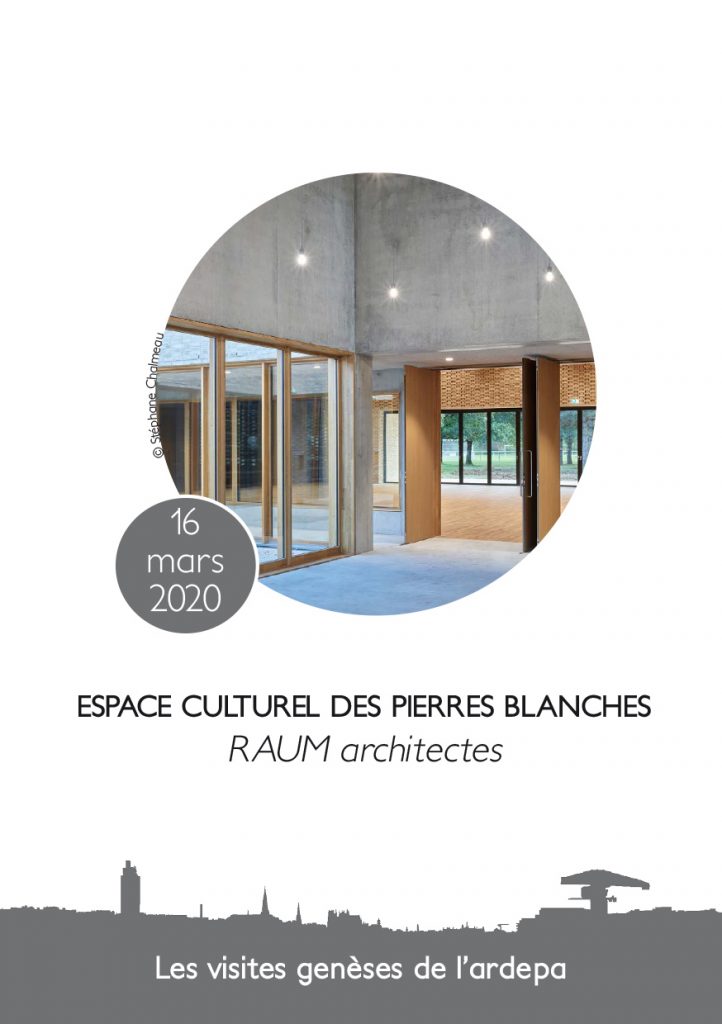 association ardepa visites architecturales espace culturel des pierres blanches saint jean de boiseau atelier RAUM